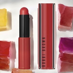 BOBBI BROWN JELLY STICK CRUSHED LIP COLOR IN PAPAYA (Coral Red)